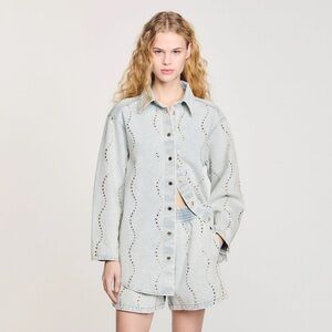 Sandro Rhinestone Jacket